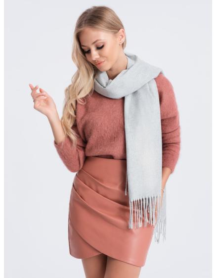 Dámská šála ALR061 světle šedá
