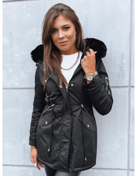 Dámska zimná bunda parka GODDESS čierna