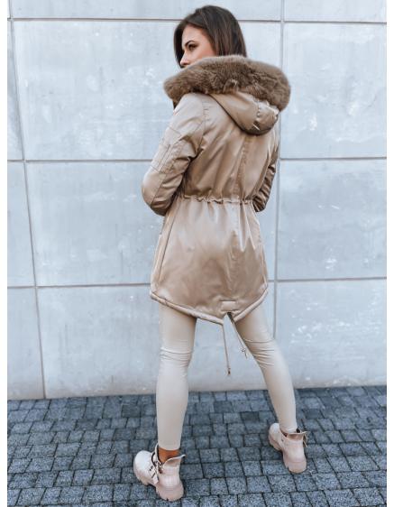 Dámska zimná bunda parka GODDESS béžová