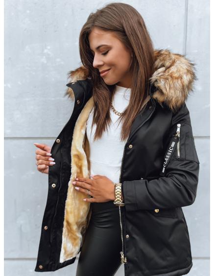 Női téli parka dzseki VIXEN fekete