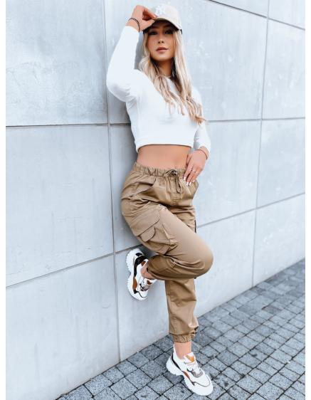 Dámske nohavice parka MIRI hnedé