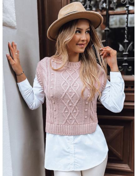 Női pulóver CELESTIA rózsaszín