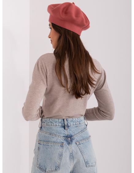 Dámská zimní čepice OITE cihlová 