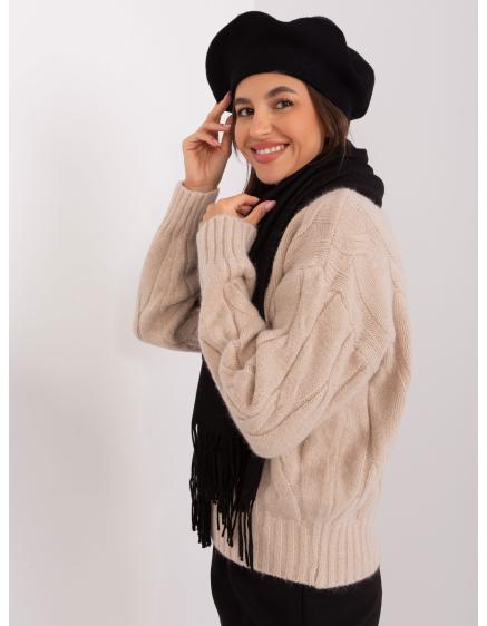 Dámský baret pro ženy JENA černý 