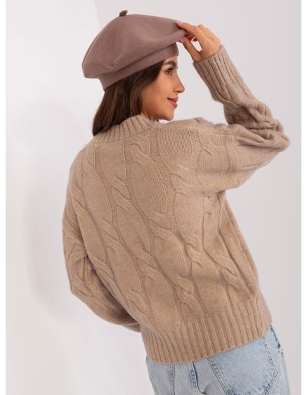 Dámský baret DILDA tmavě béžový