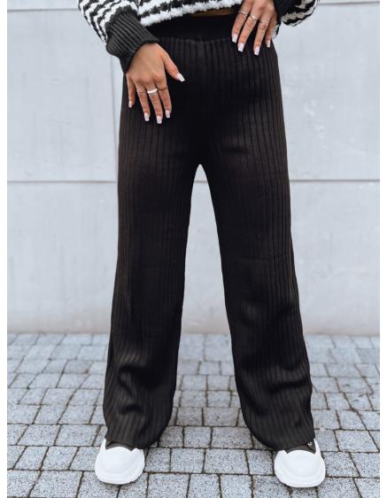 Dámské široké kalhoty MOSSYMOOD černé