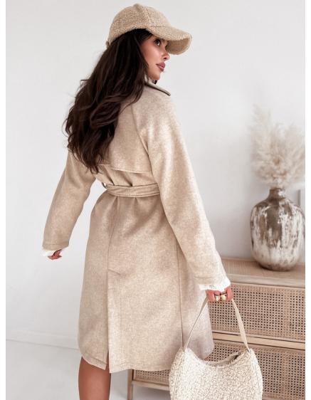Női őszi kabát NANCY világos bézs