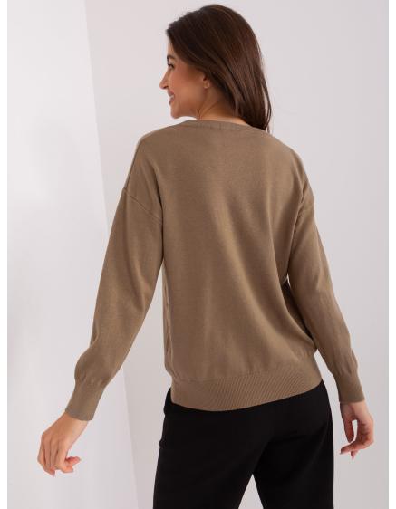 Dámsky sveter ORA tmavo béžový