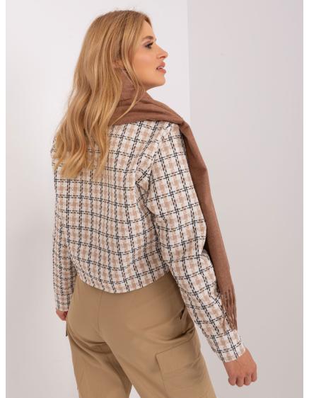 Dámská šála PLETEA hnědá