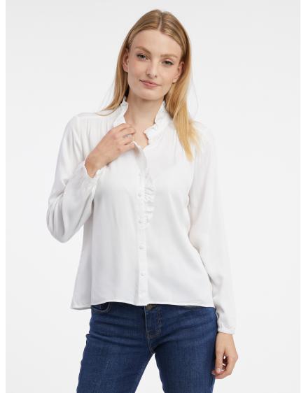 Bílá dámská halenka