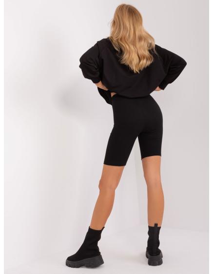 Női szett gallérral ADROA fekete