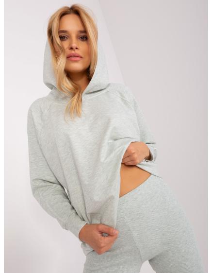 Dámský komplet s límečky PEDRO světle šedý 