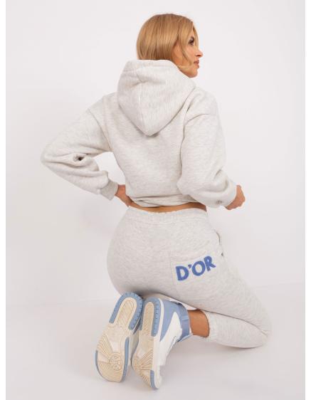 Dámska súprava s kapucňou ETIA svetlosivá