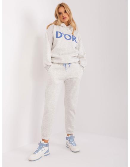 Dámska súprava s kapucňou ETIA svetlosivá