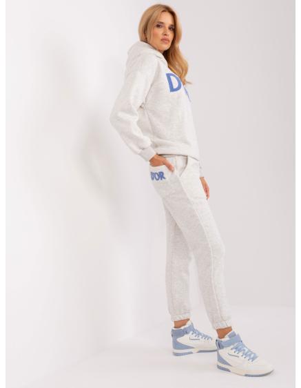 Dámska súprava s kapucňou ETIA svetlosivá