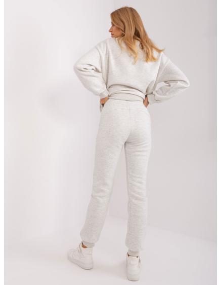 Dámská souprava s nápisem LORYST světle šedá