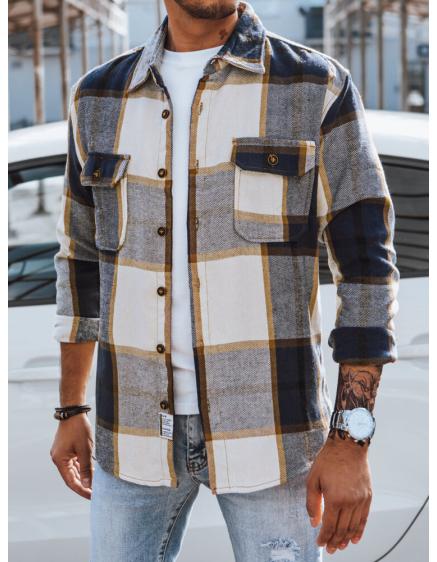 Férfi flanel ing PRIME kék