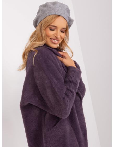 Dámský baret PLETA šedý