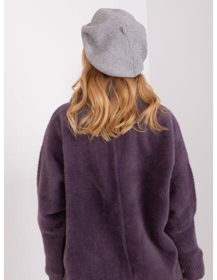 Dámský baret PLETA šedý