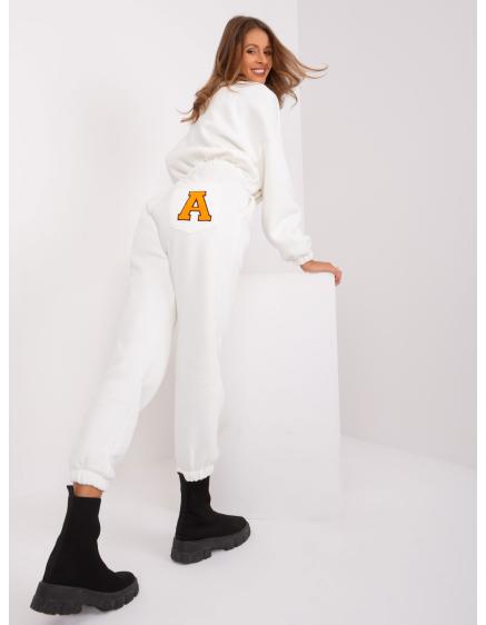 Női tréningruha LINN ekrü-fluoro narancssárga