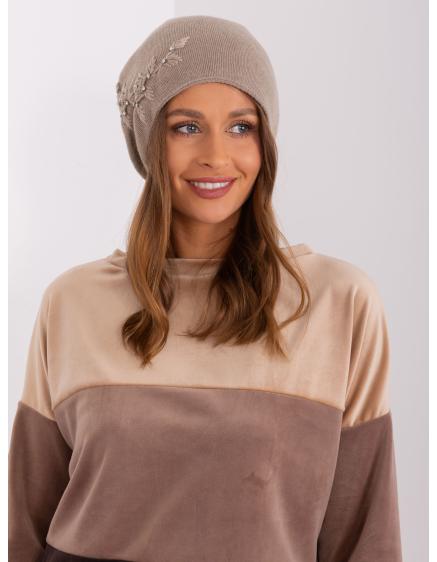 Női sapka MIELL sötétbézs