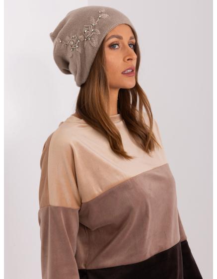 Női sapka MIELL sötétbézs