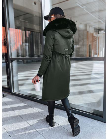 Dámská zimní bunda parka LUSTER zelená