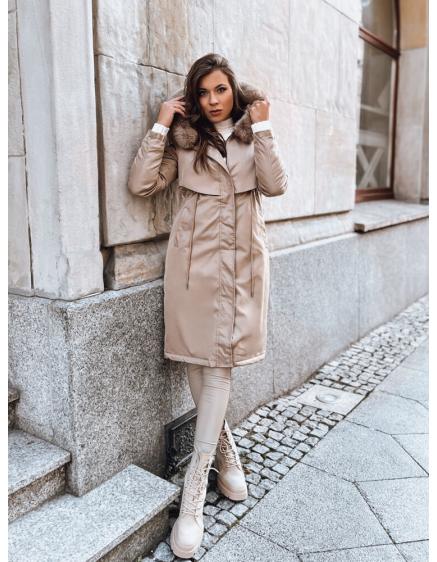 Dámská zimní bunda parka LUSTER béžová