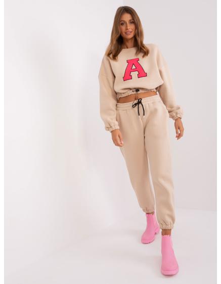 Női szett EINGA bézs és fluo