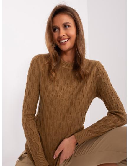 Dámský svetr BIELL světle hnědý