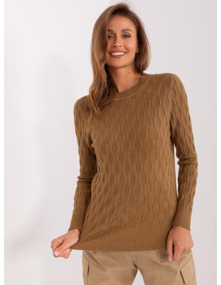 Dámský svetr BIELL světle hnědý