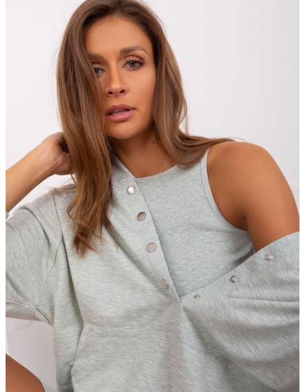 Dámska súprava s vrchným dielom RIAN svetlosivá