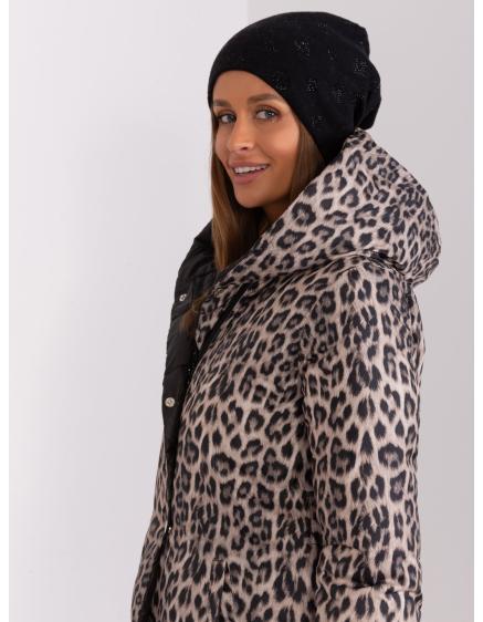 Dámská čepice s kamínky RENT černá