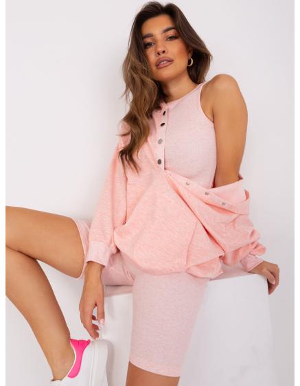 Dámska súprava s mikinou BENJAMIN svetloružová