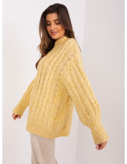 Dámský svetr ELKE světle žlutý