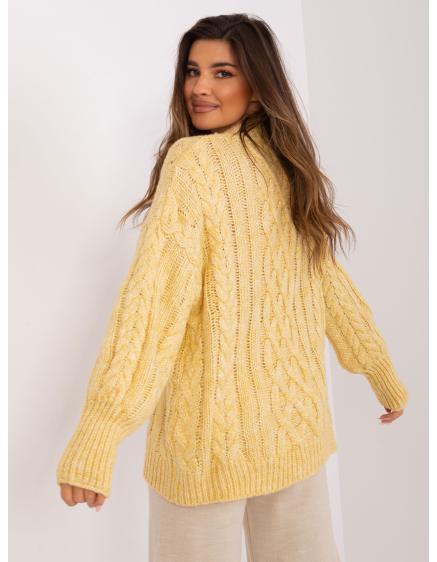 Dámský svetr ELKE světle žlutý
