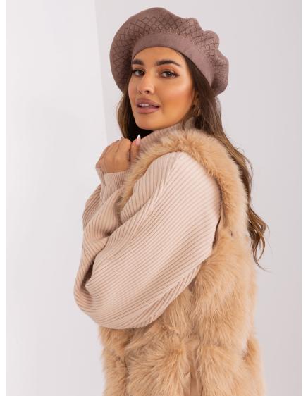 Dámský baret VITALI hnědý