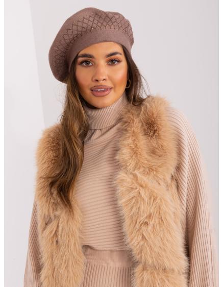 Dámský baret VITALI hnědý