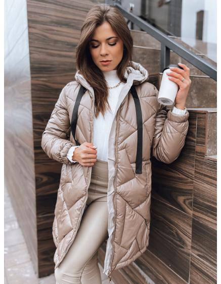 Dámska prešívaná bunda MOUNTAINY béžová