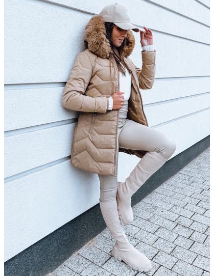 Dámska zimná prešívaná bunda CAPELLA béžová