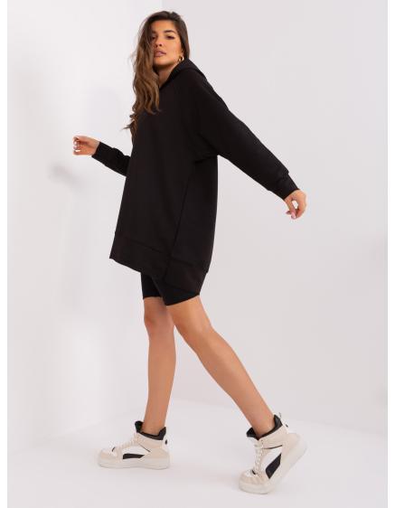 Dámská souprava s hladkou mikinou ANTONIA černá