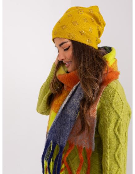 Dámska kašmírová čiapka CALUA olivová