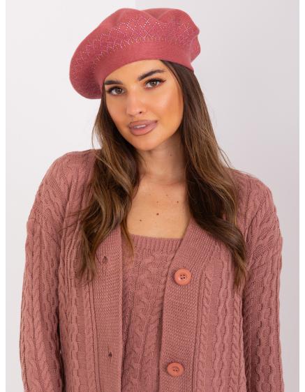 Női barett applikációkkal VALERIA rózsaszínű