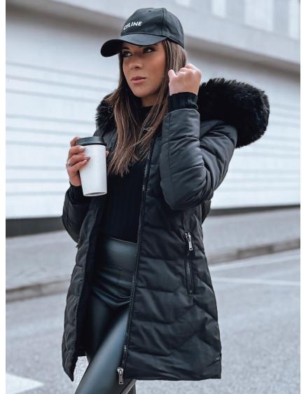 Dámska prešívaná zimná bunda CAPELLA čierna