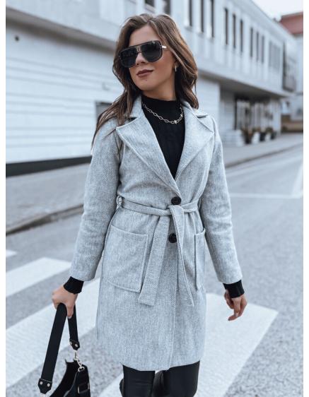 Dámsky kabát QASAR svetlosivý