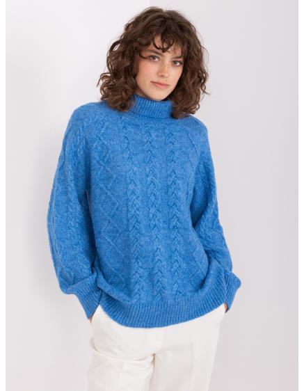 Női túlméretezett kardigán kendőkkel LYES kék