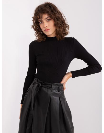 Dámska pruhovaná blúzka BASIC FEEL GOOD čierna