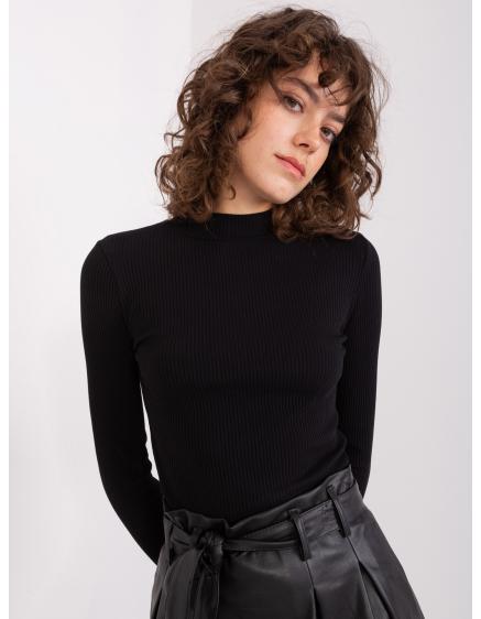 Dámska pruhovaná blúzka BASIC FEEL GOOD čierna