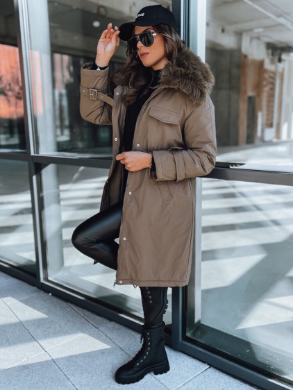 Női parka dzseki MARBLIS khaki