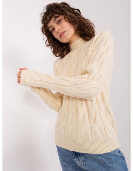 Dámský svetr JIEL krémový 